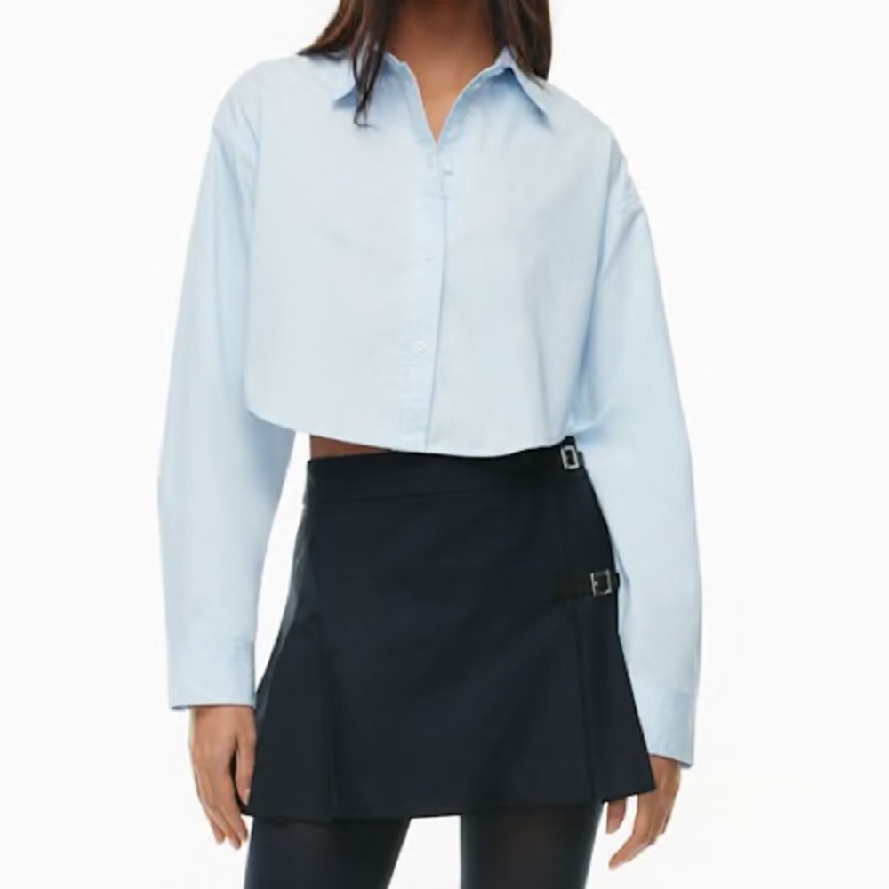 Aritzia Sunday Best Poppy Poplin Shirt